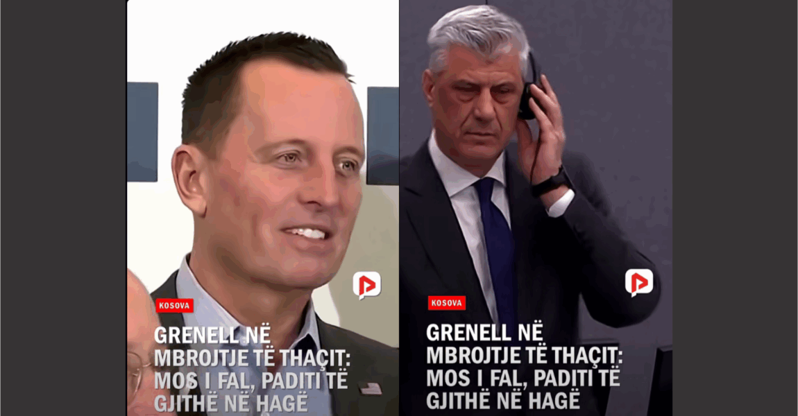 Grenell në mbrojtje të Thaçit: Mos i fal, paditi të gjithë në Hagë