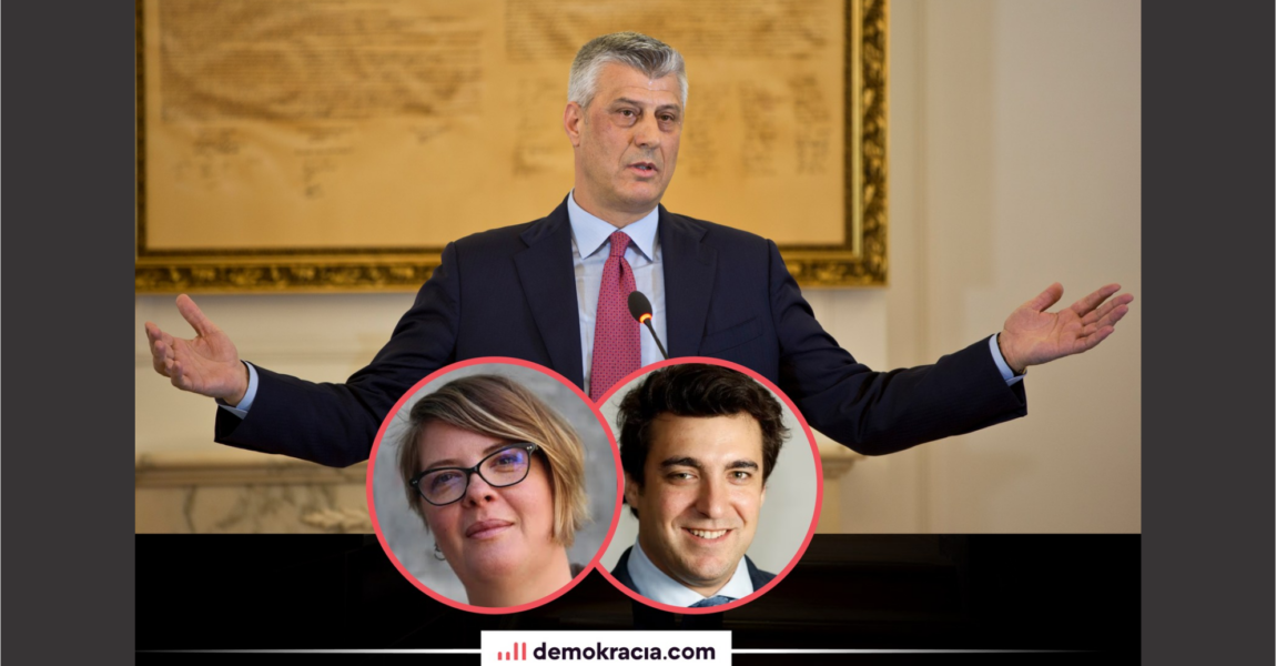 Stephanie vam den Berg: Thaçi, një hero i mbështetur nga SHBA-të. Ai udhëhoqi betejën e UCK-së kundër forcave të Millosheviqit.