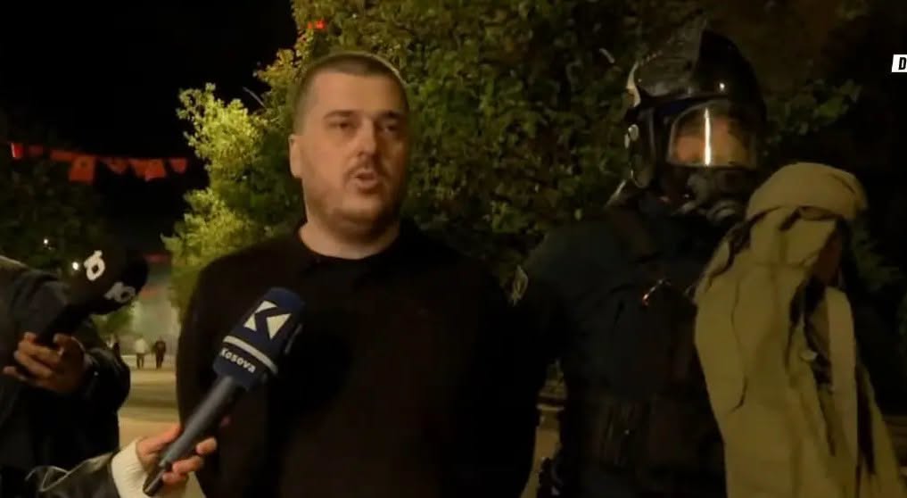 I arrestuari nga Policia, nipi i Hashim Thaçit