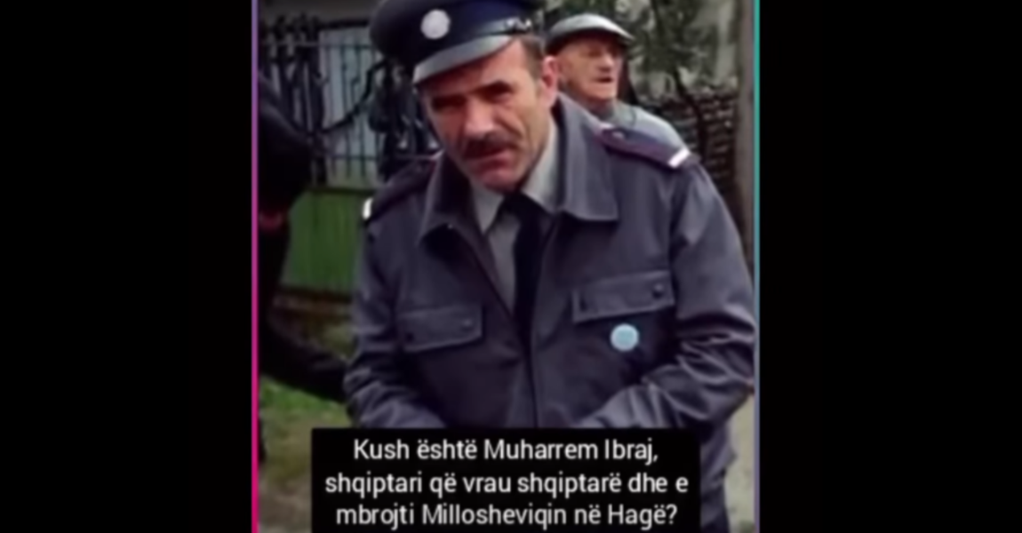 Muharrem Ibraj, Shqiptari që vrau Shqiptar. Deshmitar pro Sllobodan Millosheviqit