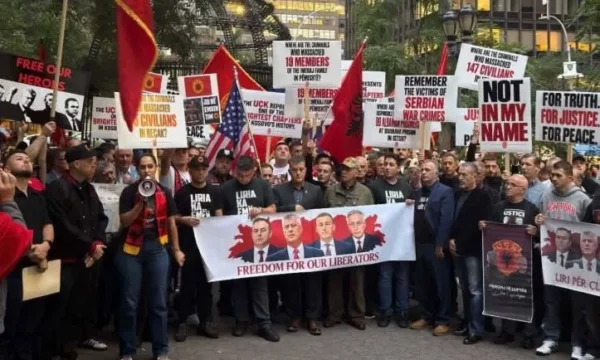 “Drejtësi, jo politikë”: Protestë para selisë së OKB-së në New York kundër vendimit të Speciales