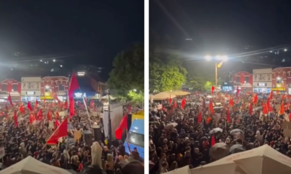 Protestë kundër Speciales edhe në Prizren, LKE ndan pamje, mijëra pjesëmarrës: Jo në emrin tim